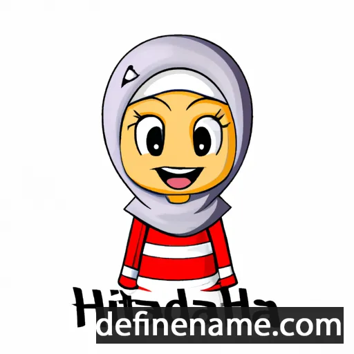 cartoon of the name Hadizatu