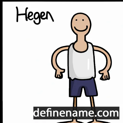 cartoon of the name Hagen