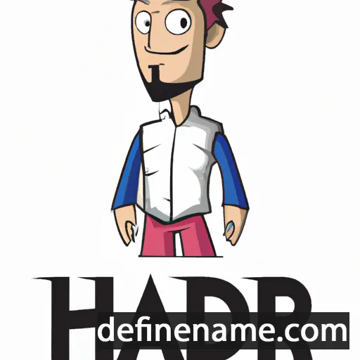 cartoon of the name Haider