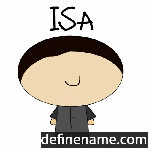 cartoon of the name Îsaia