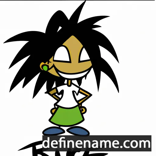 cartoon of the name Irie