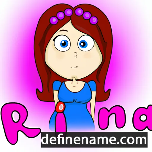 cartoon of the name Irina