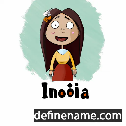 cartoon of the name Irinola