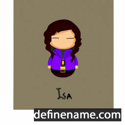 cartoon of the name Irisa