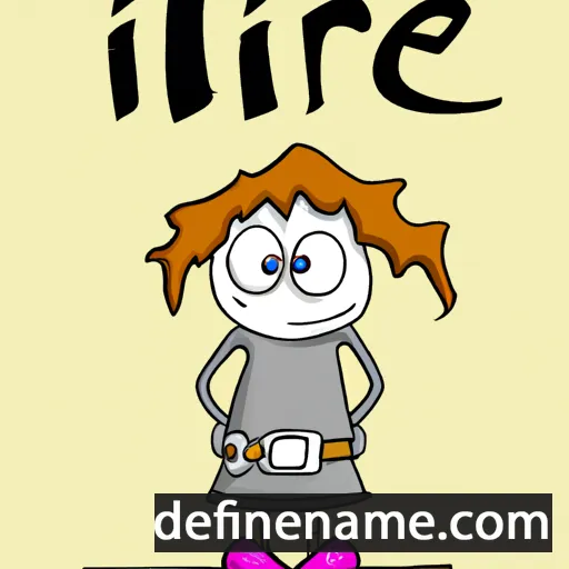 cartoon of the name Irje