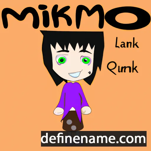 cartoon of the name Irmako