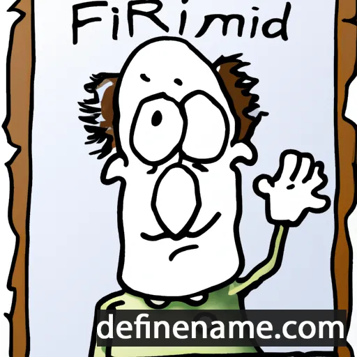 cartoon of the name Irmfried