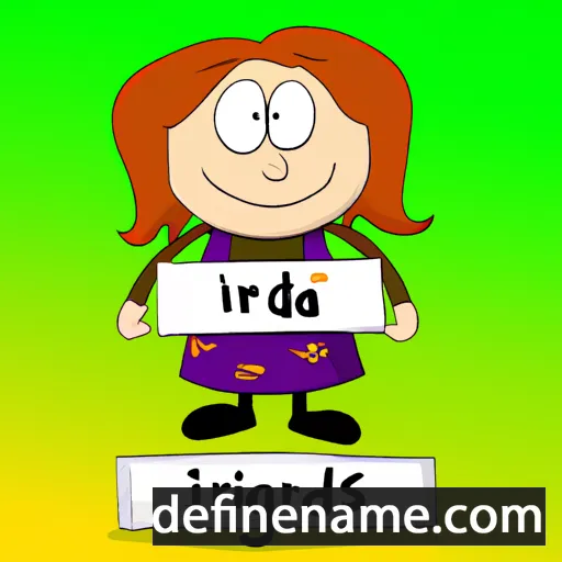 cartoon of the name Irmgardis