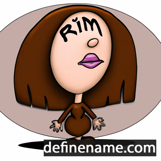 cartoon of the name Irmi