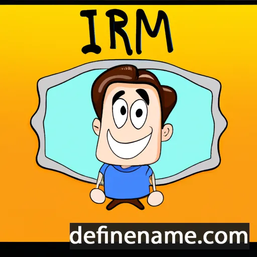 cartoon of the name Irmin