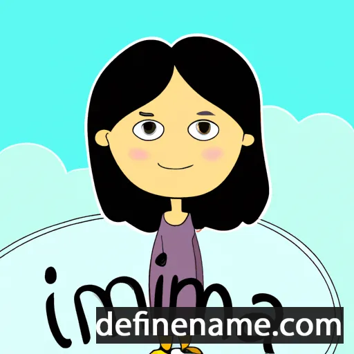 cartoon of the name Irmina