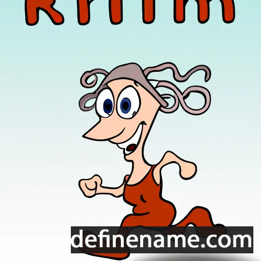 cartoon of the name Irmrun