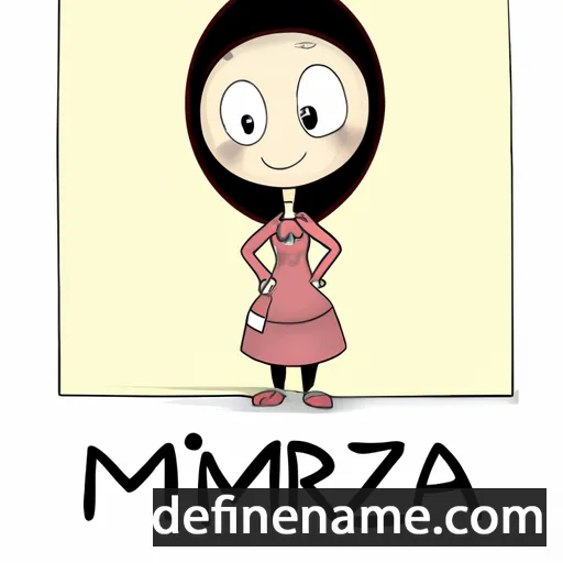 cartoon of the name Irmuzza