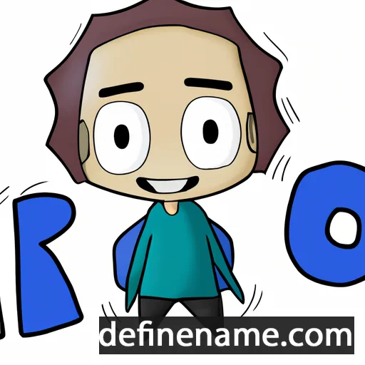 cartoon of the name Iro