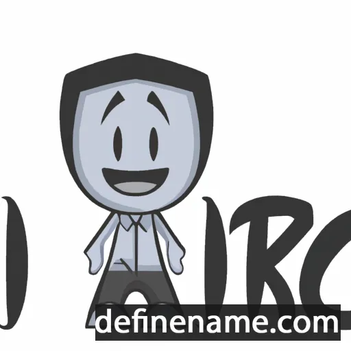 cartoon of the name Iro