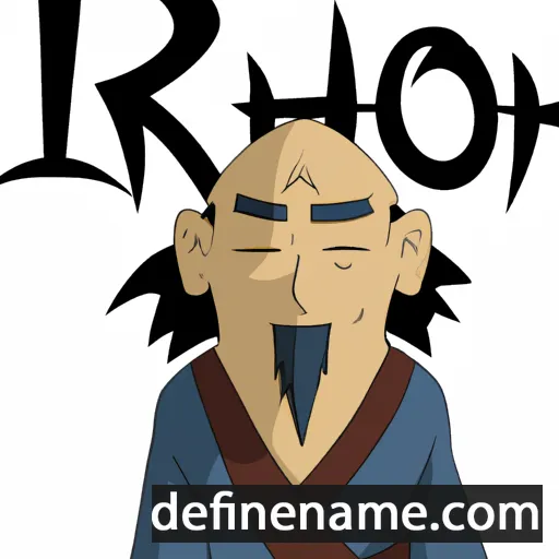 cartoon of the name Iroh