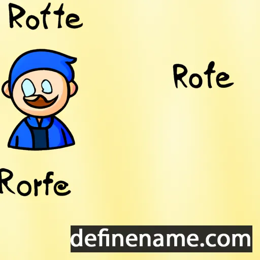 cartoon of the name Irolite