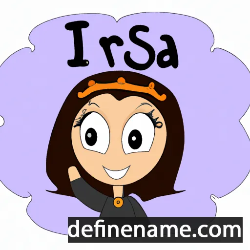 cartoon of the name Irsa