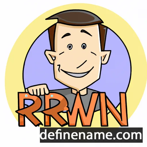 cartoon of the name Irwinn