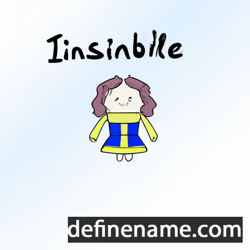 cartoon of the name Isabelline