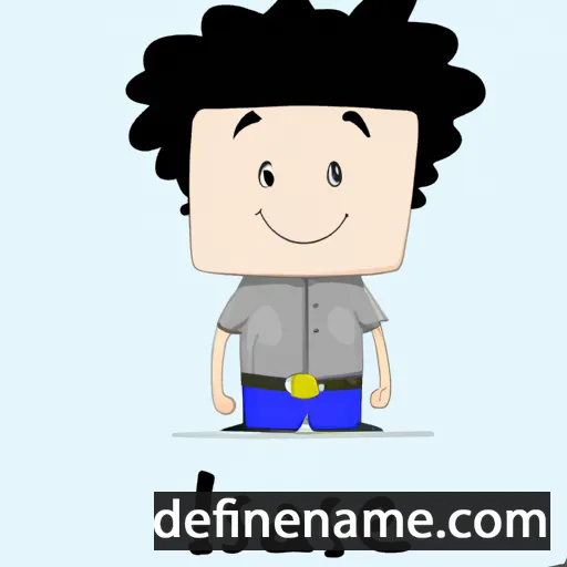 cartoon of the name Isae