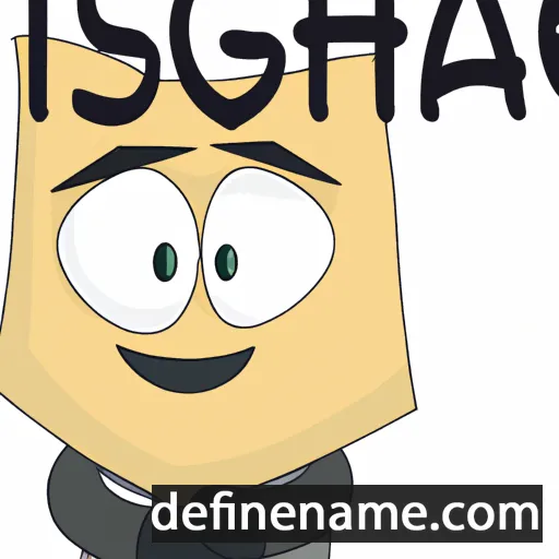 cartoon of the name Isahag