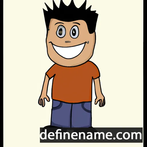 cartoon of the name Isai