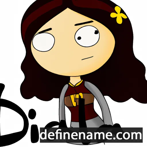 cartoon of the name Isalda