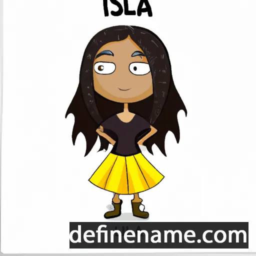 Isalia cartoon