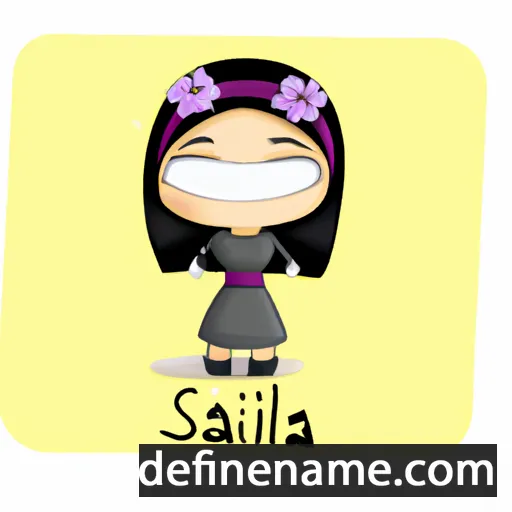 cartoon of the name Isalina