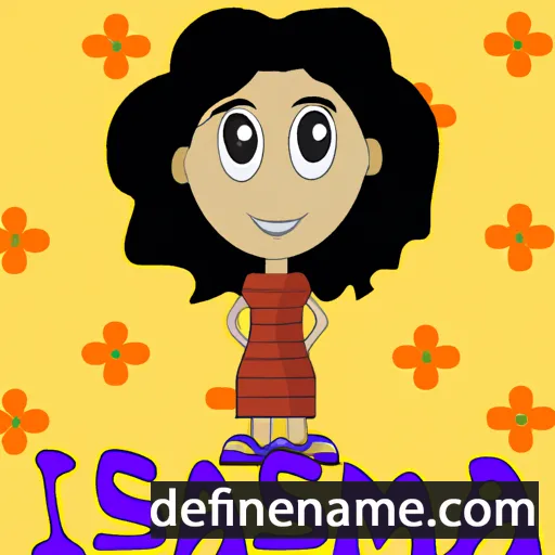 cartoon of the name Isamara