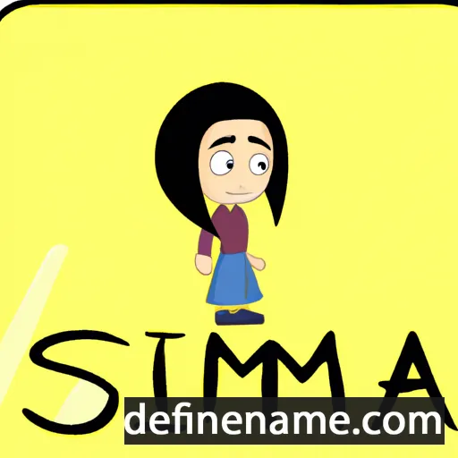 cartoon of the name Isamira