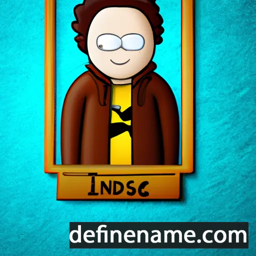 cartoon of the name Isandre