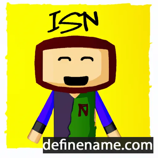 cartoon of the name Isani