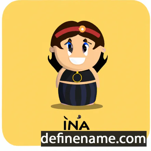 cartoon of the name Isanna