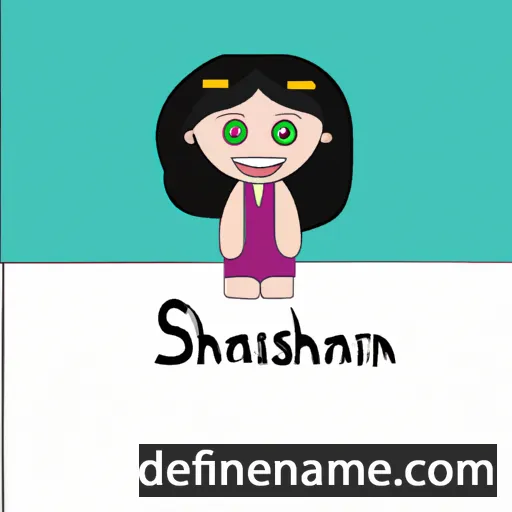 cartoon of the name Isannah