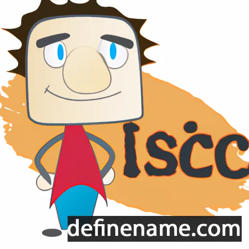 cartoon of the name Isanric