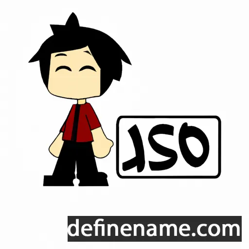 cartoon of the name Isao