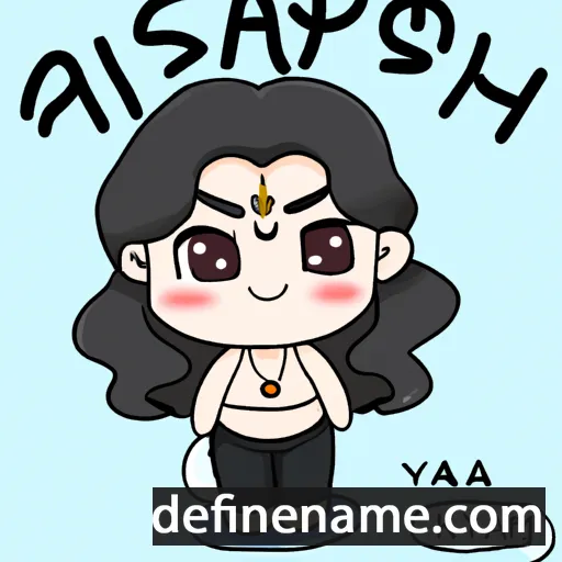 cartoon of the name Isayaporn