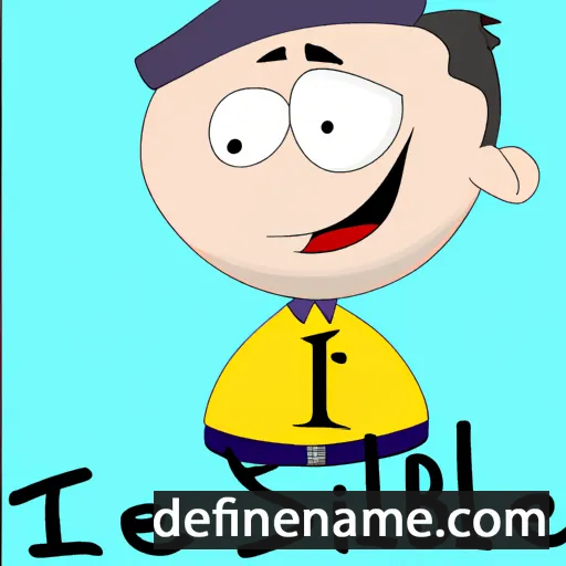 cartoon of the name Isbell