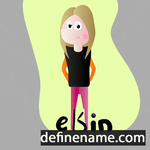 cartoon of the name Iselin