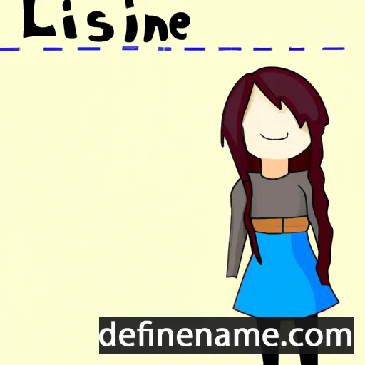 cartoon of the name Iseline