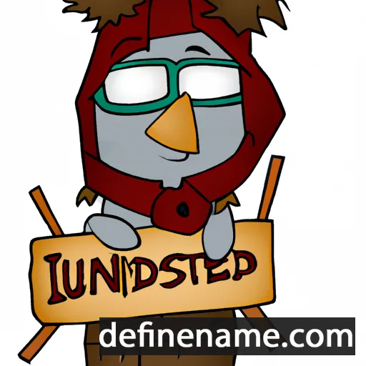 cartoon of the name Isentrud