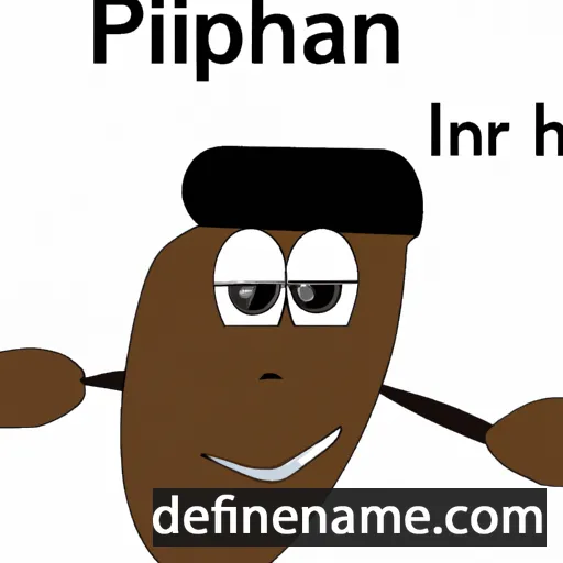 cartoon of the name Ish-pan