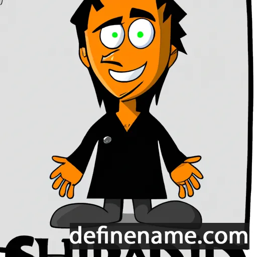 cartoon of the name Ishard