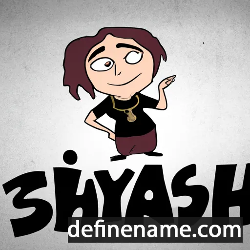 cartoon of the name Ishay