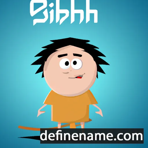 cartoon of the name Ishbah