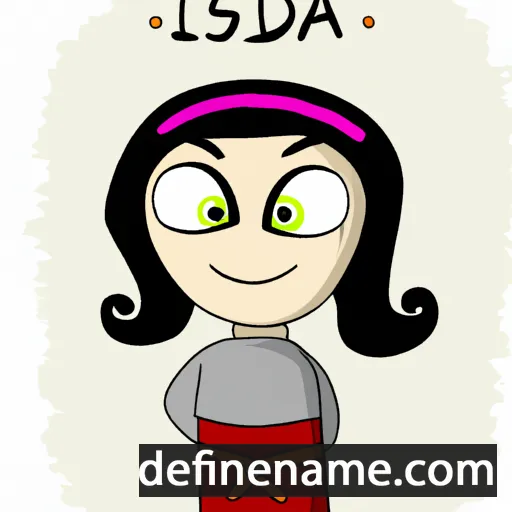 cartoon of the name Isida