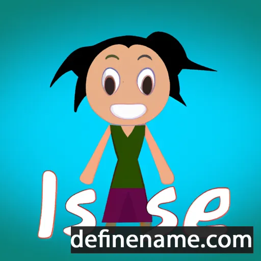 cartoon of the name Isie