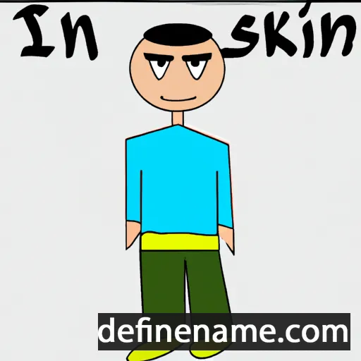 cartoon of the name Iskren